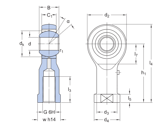 PHS Rod end bearing