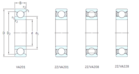 6202-2Z/VA228 Single row deep groove ball bearings.png