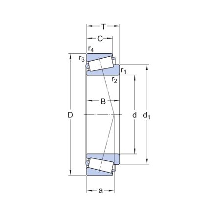 30303 Single row taper roller bearings.png