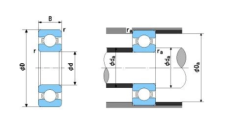Deep groove ball bearing 6207CE ceramic bearing Deep groove ball bearing 6207CE ceramic bearing