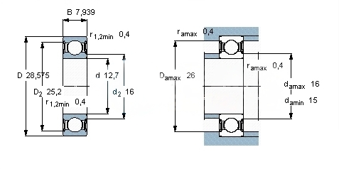 R8-2RS Inch size deep groove ball bearings.png