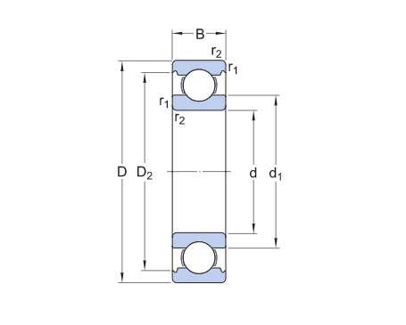 6307 Deep groove ball bearing