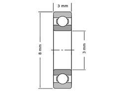 619/3-2Z Single row deep groove ball bearings.jpg